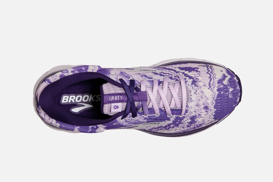 Brooks Running Shoes - Ghost 13 Road Womens - Purple/Silver/Black - HCY-032164